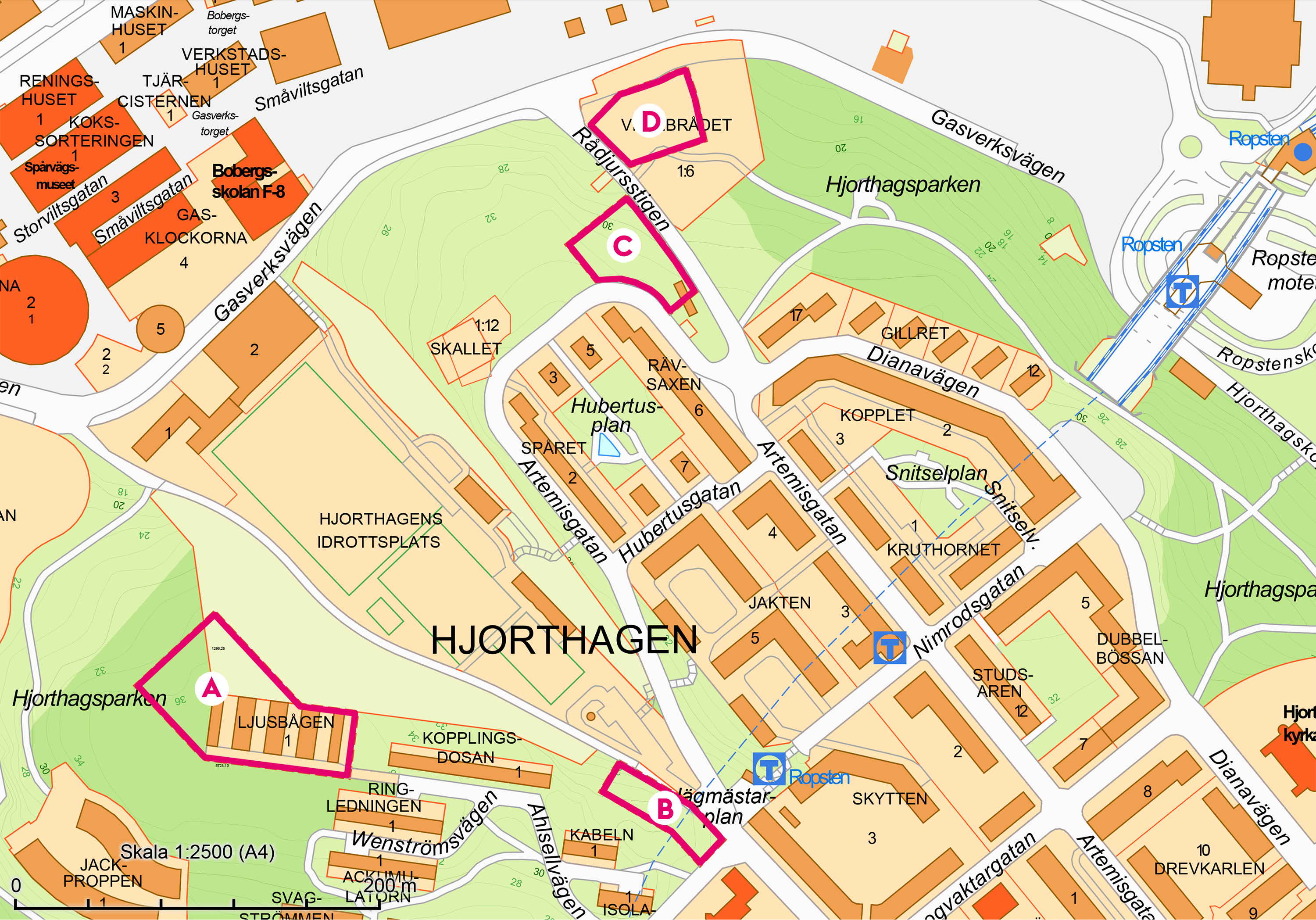 Markanvisningar Hjorthagen